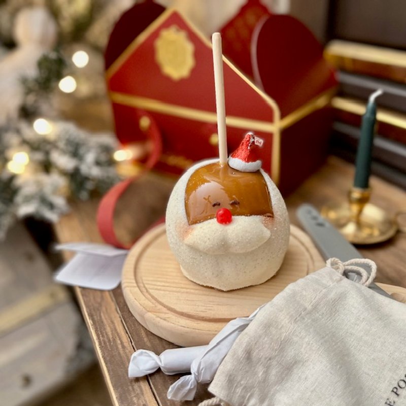 Santa Caramel Apple