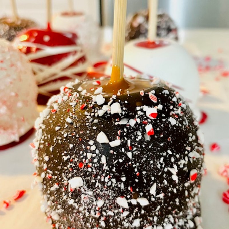 Peppermint Caramel Apple